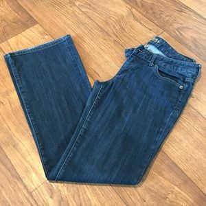 Express Dark Wash Wide Leg Jean